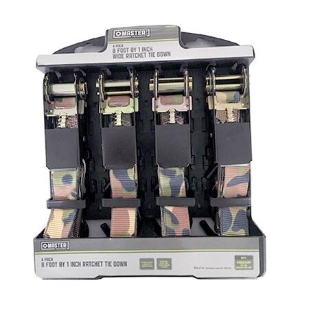 Max Ltd MM4PK1x8'Camo Tie Down MM66